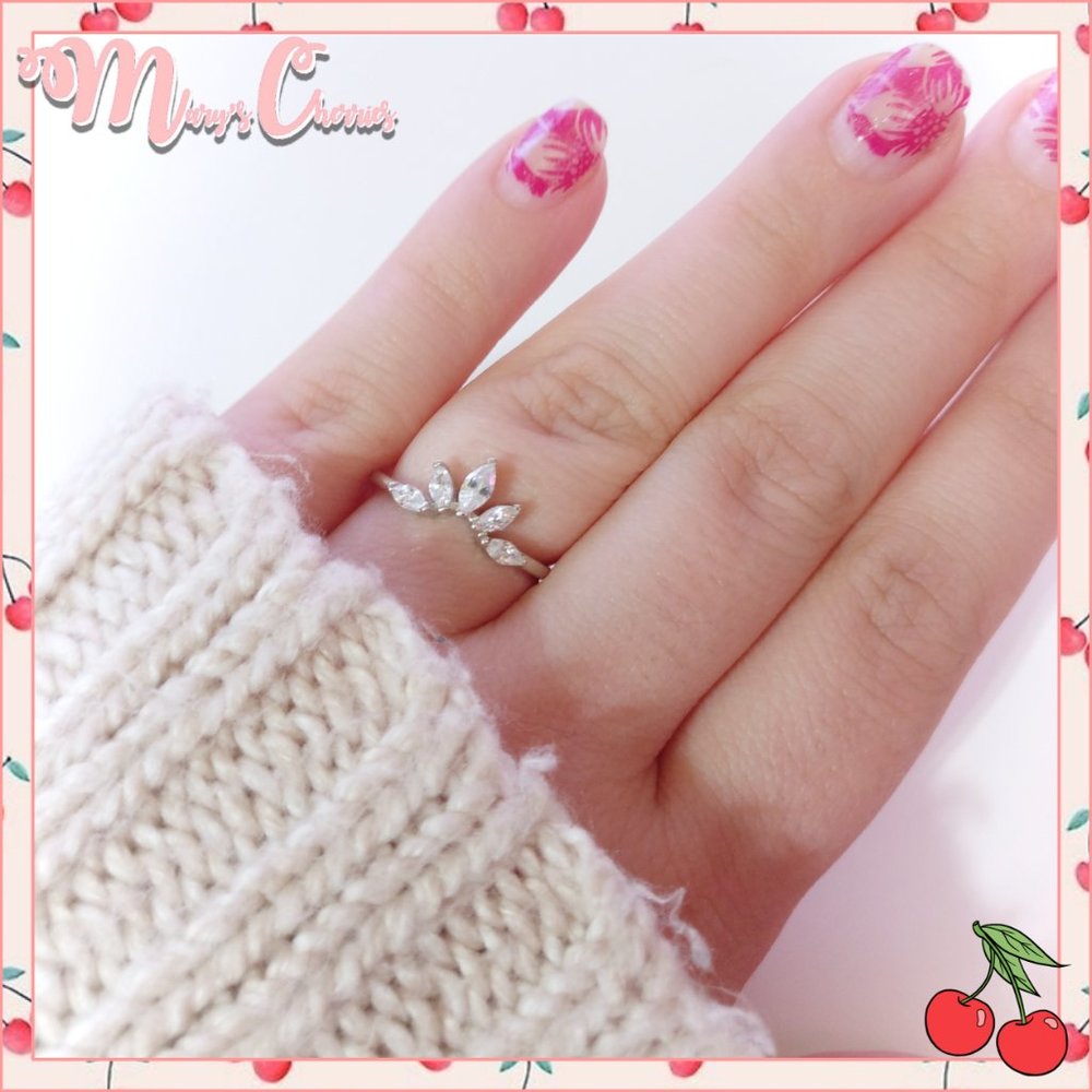 🍒 S925 DELIGHT Accent Ring - Picture 1 of 16